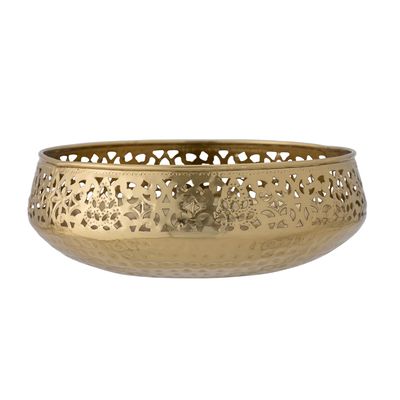 Dekorationsskål Guld Metall Aisha | Bloomingville
