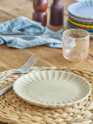 Tallrik Natur Stengods Latina | Bloomingville