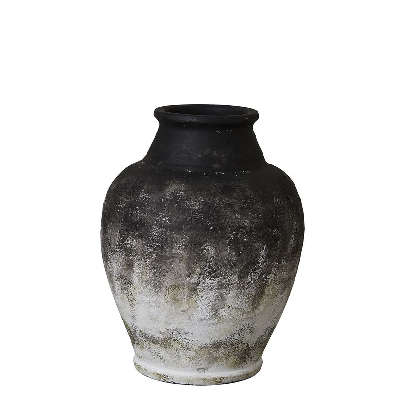 Anna Vas Svart Keramik H40.5 cm Lene Bjerre
