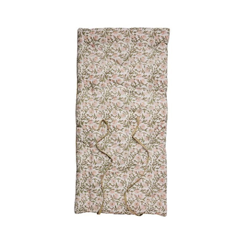 Madrass/Dyna Ivy Salviagrön/Rosa 100% Bomull/Polyfiber Lene Bjerre