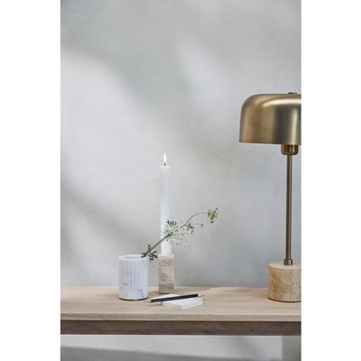 Lene Bjerre Ellia Burk 9x6 cm Marmor Vit