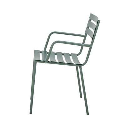 Matsalsstol Grön Galvaniserad metall Monsi | Bloomingville