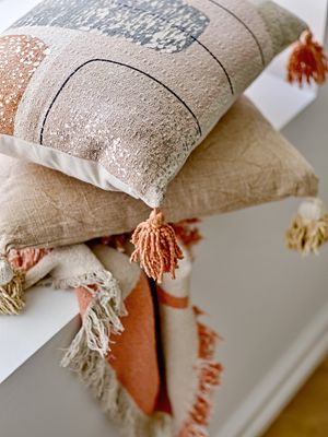 Bloomingville Siff Kudde, Natur, Bomull L45xW45 cm