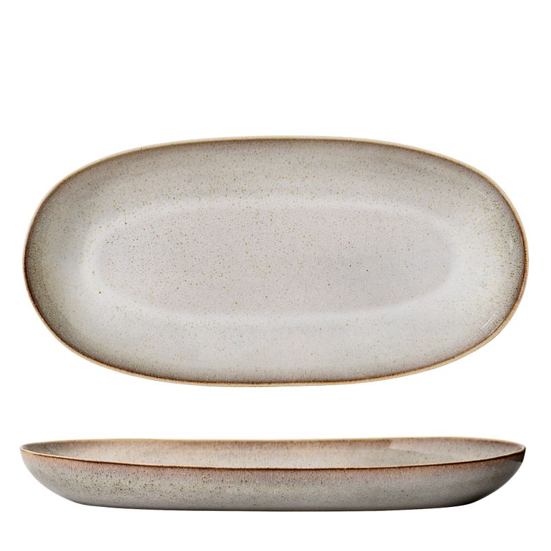 Serveringsfat Natur Stengods Sandrine | Bloomingville