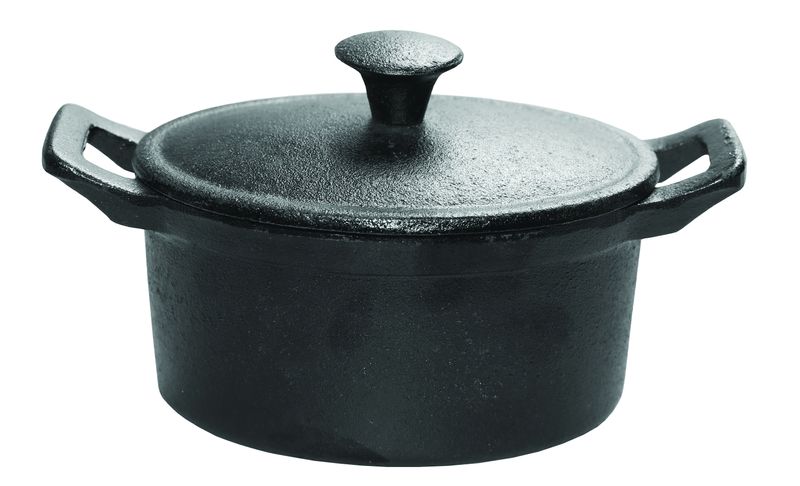 Gryta med Lock, Oval  12X9X6 cm Ronneby Bruk