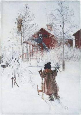 Gården Kökshandduk Grå 50x70cm | Svanefors