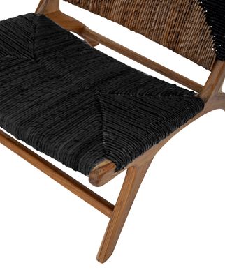 Fåtölj Svart Teak | Bloomingville Creative