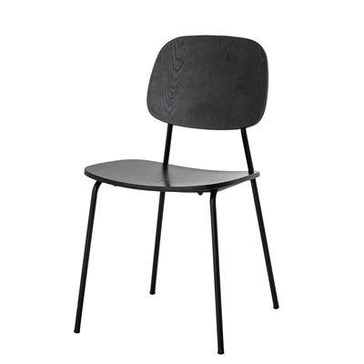 Matsalsstol Svart Plywood Monza | Bloomingville