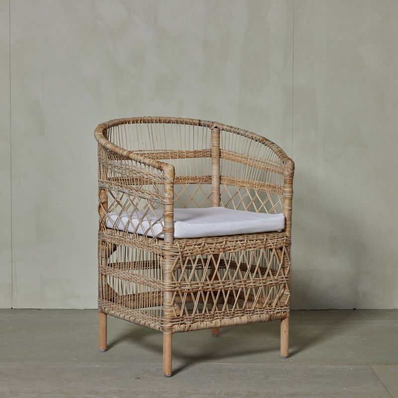 Lene Bjerre Norah Matstol Natur Rotting H83 cm