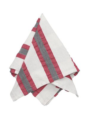 Svanefors Lollo Servett 4-pack Röd 45x45 cm