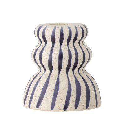 Ljusstake Blå Stengods Gabin | Bloomingville
