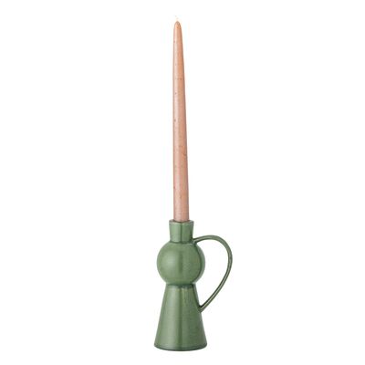 Ljusstake Grön Stengods Fija | Bloomingville