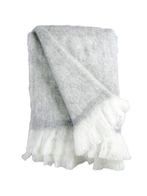 Svanefors Elva Pläd Grå 130x170 cm