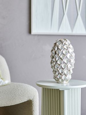 Glenda Dekoration Vit Stengods Ø21 cm Bloomingville
