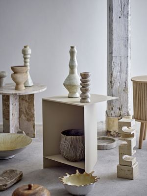 Bloomingville Hallam Dekoration, Vit, Polyresin L10xH34xW10 cm