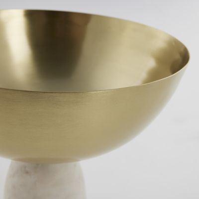 Lene Bjerre Ellivia Skål Ljusguld Rostfritt Stål H15.5 cm