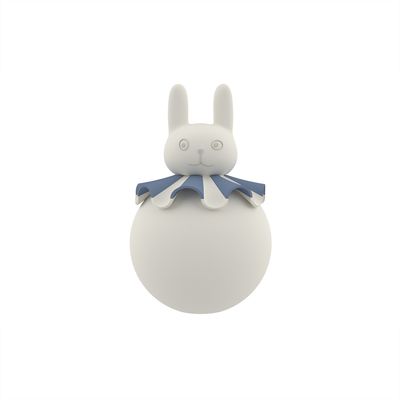 Bordslampa Offwhite / Blå Silikon. Plast OYOY MINI