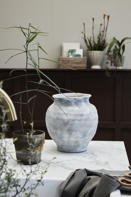 Lene Bjerre Anna Blomkruka Grå Keramik H26.5 cm