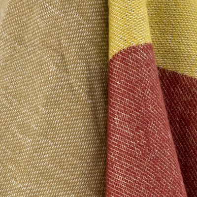 Ara Pläd Brun Akryl L150cm Bloomingville
