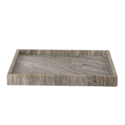 Majsa Bricka Brun Marmor L35cm Bloomingville