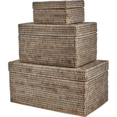 Lene Bjerre Norah Låda Natur Rotting 30x22 cm