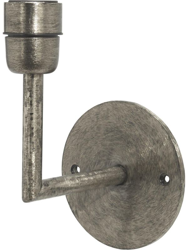 Base Vägglampa Rustik Silver 13cm | PR Home