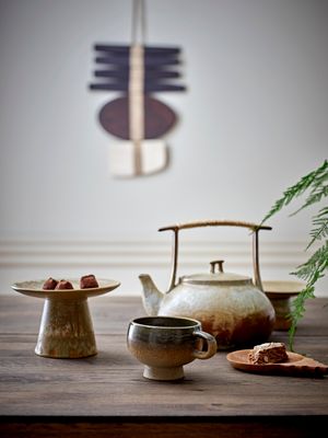 Tekanna Brun Stengods Ikigai | Bloomingville