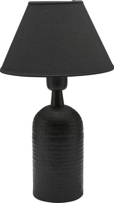 Riley Lampfot Matt Svart 28cm | PR Home