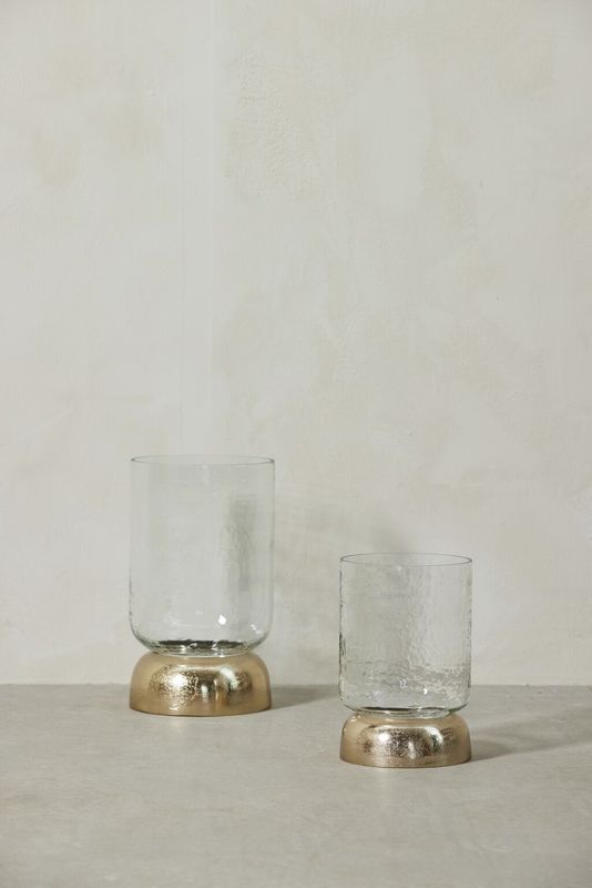 Lene Bjerre Sandia Ljusstake Ljusguld Aluminium H28.7 cm