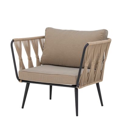 Fåtölj Brun Metall Pavone Fire-resistant | Bloomingville