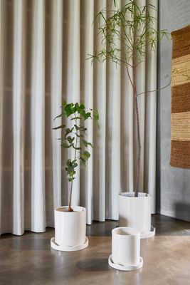 Blomkruka Vit Stengods OYOY LIVING