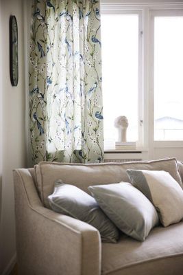 Svanefors Inger Kuddfodral Isblå 45x45 cm