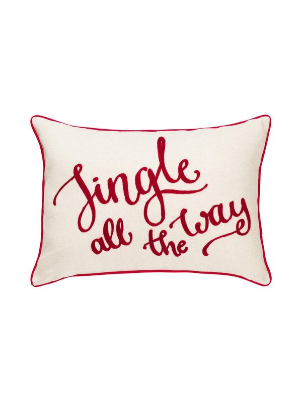 Jingle Kuddfodral Röd 35x50cm | Svanefors