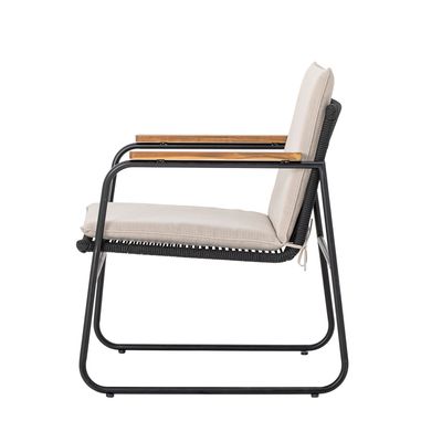Fåtölj Svart Metall Hampton | Bloomingville