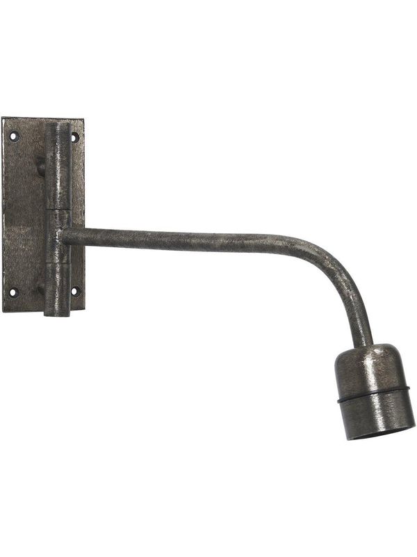 PR Home Base Vägglampa Beaten silver 34cm