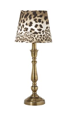 PR Home Therese Lampfot Antikmässing 34 cm