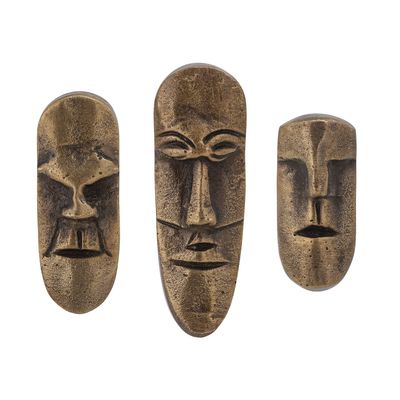 Krok Mässing Jespar Set om 3 | Bloomingville