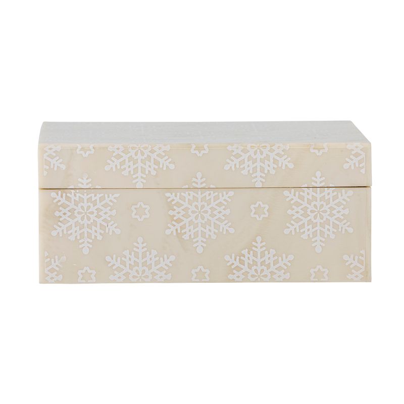 Låda med lock Natur Resin Cheri | Bloomingville