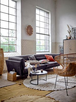 Kudde Brun Bomull Nesma | Bloomingville