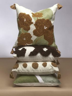 Ines Kuddfodral Mocca 45x45cm | Svanefors