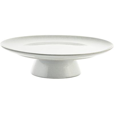 Lene Bjerre Amera Tårtfat Vit Stengods Ø32.5 cm