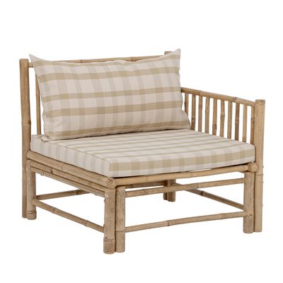 Modulsoffa höger hörn Natur Bambu Korfu | Bloomingville