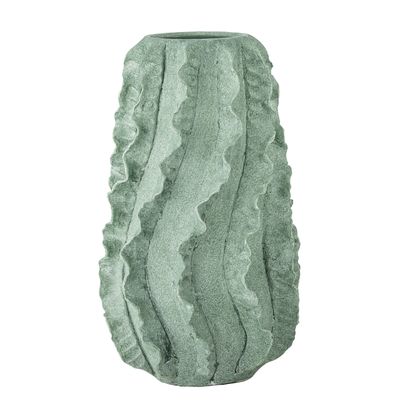 Natika Dekorationsvas Grön Terrakotta Ø23cm Bloomingville Creative