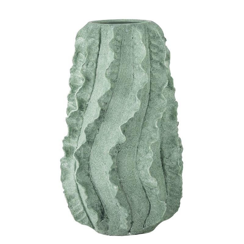 Natika Dekorationsvas Grön Terrakotta Ø23cm Bloomingville Creative