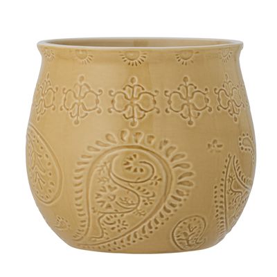 Rani Blomkruka Gul Stengods Ø20.5cm Bloomingville