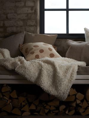 Dorte Kuddfodral Iskaffe 50x50cm | Svanefors