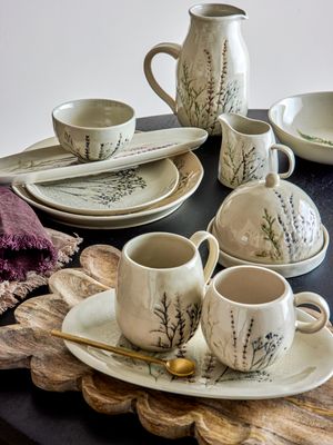 Mugg Natur Stengods Bea | Bloomingville