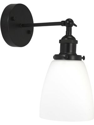 PR Home Kappa Vägglampa Svart, Opal 14cm