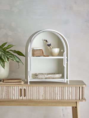 Bloomingville Soria Skåp, Vit, Järn L33,5xH43,5xW20 cm