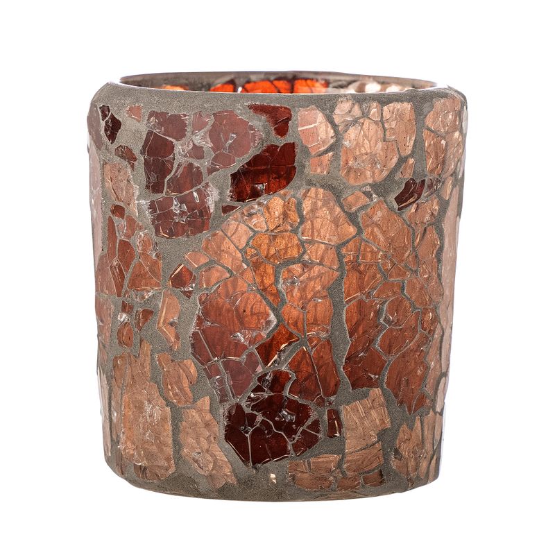 Värmeljushållare Rosa Återvunnet glas Evalyn | Bloomingville